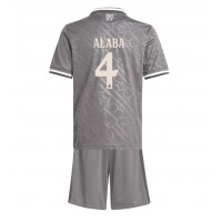 Real Madrid David Alaba #4 Tretí Detský futbalový dres 2024-25 Krátky Rukáv (+ trenírky)